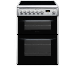 HOTPOINT  DSC60P Electric Ceramic Cooker - White